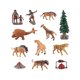thumbnail image 5 of 12 Piezas Mini Modelo De Animal Prehistórico Regalo De Vacaciones Figuras De Animales Antiguos Estilo A, 5 of 5