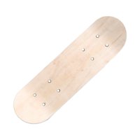 Ioensy - Tabla De Skate En Blanco, Cubierta De Madera Para Patines, Tablero De Pintura Artística Para Niños, 43Cm, Sin Ruedas