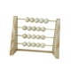 thumbnail image 1 of Ábaco De Madera Para Niños Matemáticas Matemáticas Aprendizaje Aritmético Para Niños En Edad Preescolar Blanco, 1 of 5