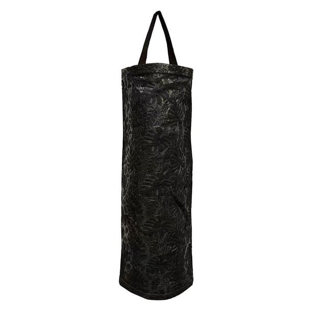 1pc Plastic Bag Holder, Waterproof Linen Wall Hanging Grocery Bag Dispenser, Garbage Bag Organizer