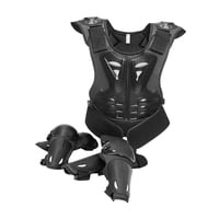 Ioensy - Traje De Protección Para Motocicleta Para Niños, Equipo De Protección Para Motocross, Talla S, Negro