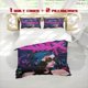 thumbnail image 1 of 3pcs Golden Graffiti Wall Print Bedding Set Soft Cover and 2 Pillowcases Ideal for All Seasons Perfect for Home Bedrooms & Guest Rooms, 1 of 5