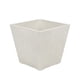 thumbnail image 2 of Set 2 Macetero Plastico Bajo Premium Base Cuadrada Conica M blanco, 2 of 7
