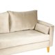 thumbnail image 2 of Sofá Sky 2 Cuerpos Más 2 Pouf Felpa Beige, 2 of 5