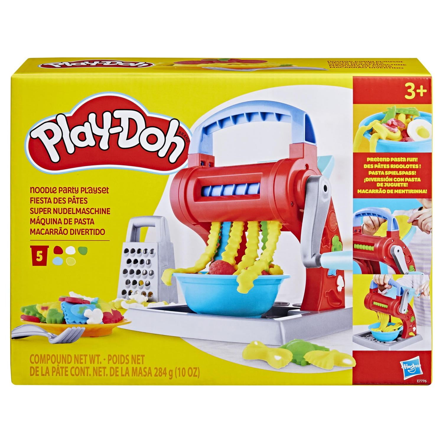 Play-doh Kitchen Creations Fideos Party Playset Para Ninos 3 Play-doh N/a