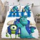 thumbnail image 3 of Monsters, Inc 3-Piece Bedding Set For Kids Boys Girls Adult Cartoon Warm Cute Fashion Holiday Present Gift Bed Sheets, 3 of 5