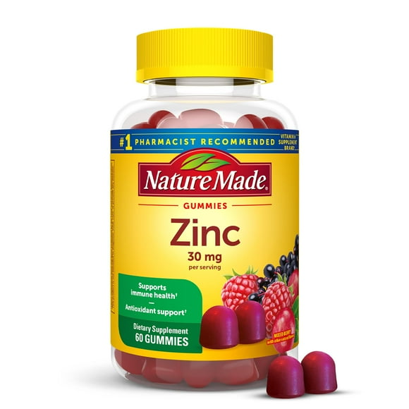 Fórmula De Apoyo Diario Zinc 60 Gomitas