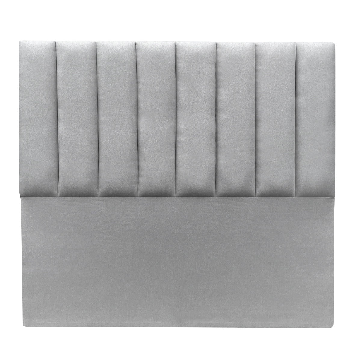 Espacio Hogar - Respaldo Tubular Vertical King Lino Gris Plata