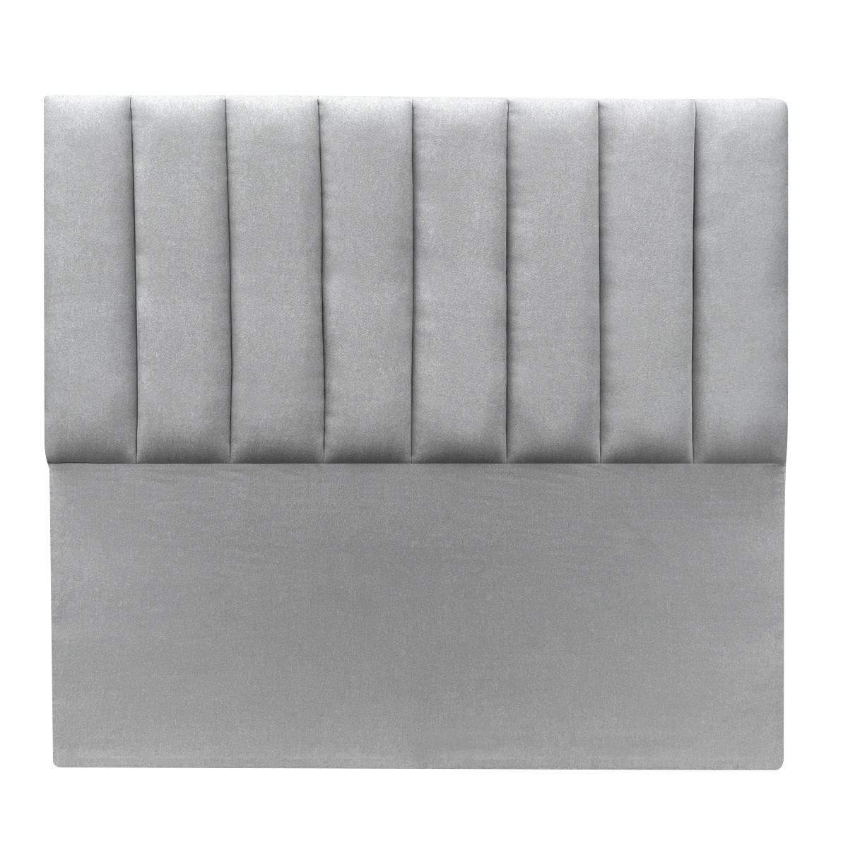 Espacio Hogar - Respaldo Tubular Vertical 2 Plazas Lino Gris Plata