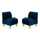 thumbnail image 1 of Set Poltrona Soft 1C Felpa 01 Azul Marino, 1 of 5