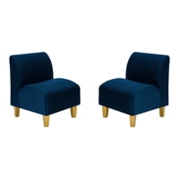 Bodevir - Set Poltrona Soft 1C Felpa 01 Azul Marino