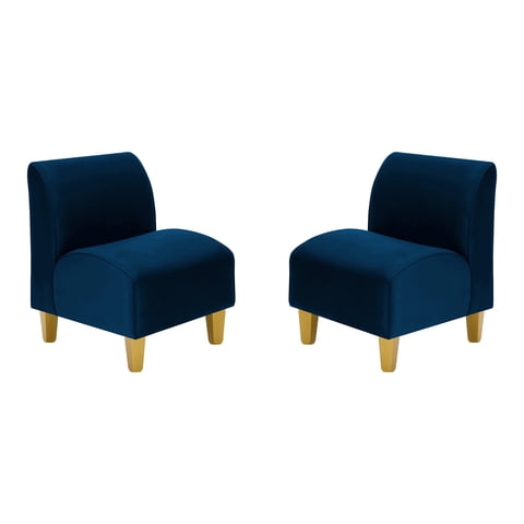 Bodevir - Set Poltrona Soft 1C Felpa 01 Azul Marino