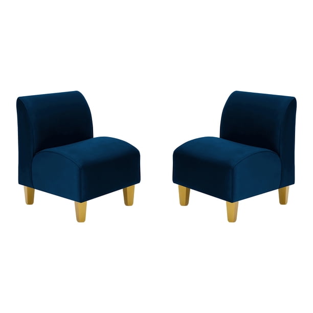 Set Poltrona Soft 1C Felpa 01 Azul Marino
