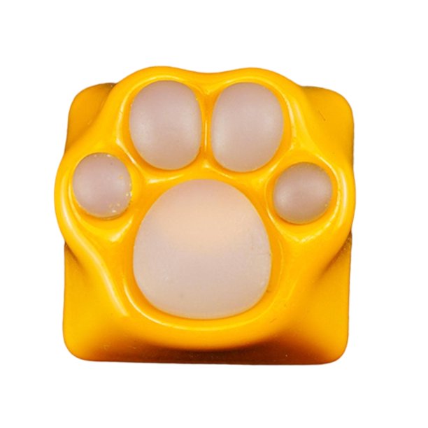 Maquinaria De Teclas Para Jugadores De Juegos De Teclado Lovely Pattern Gaming Keyboard Naranja Transparente