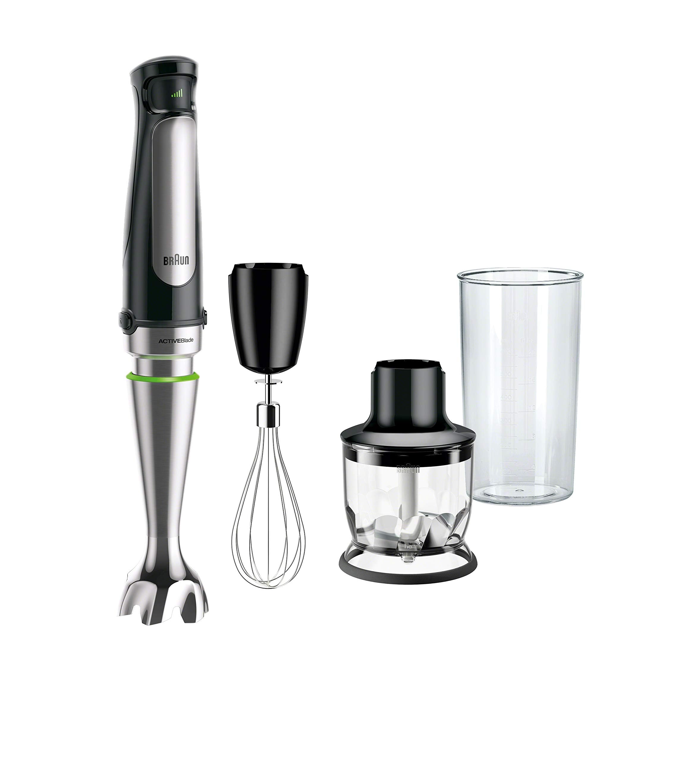 Batidora De Mano De Inmersión 4 En 1 Braun Multiquick Mq7077 500W