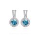 thumbnail image 3 of Aretes de Moissanita para Mujer 1cttw Color D Claridad VVS1 Aretes Colgantes de Diamante Aretes de Boda de Plata Esterlina para Novias Dama de Honor con Certificado, 3 of 9