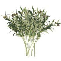 Bothyi - Ramas De Olivo, Accesorios Para Fotos, Tallos Verdes Para Patio, Casa De Campo, Patio Trasero