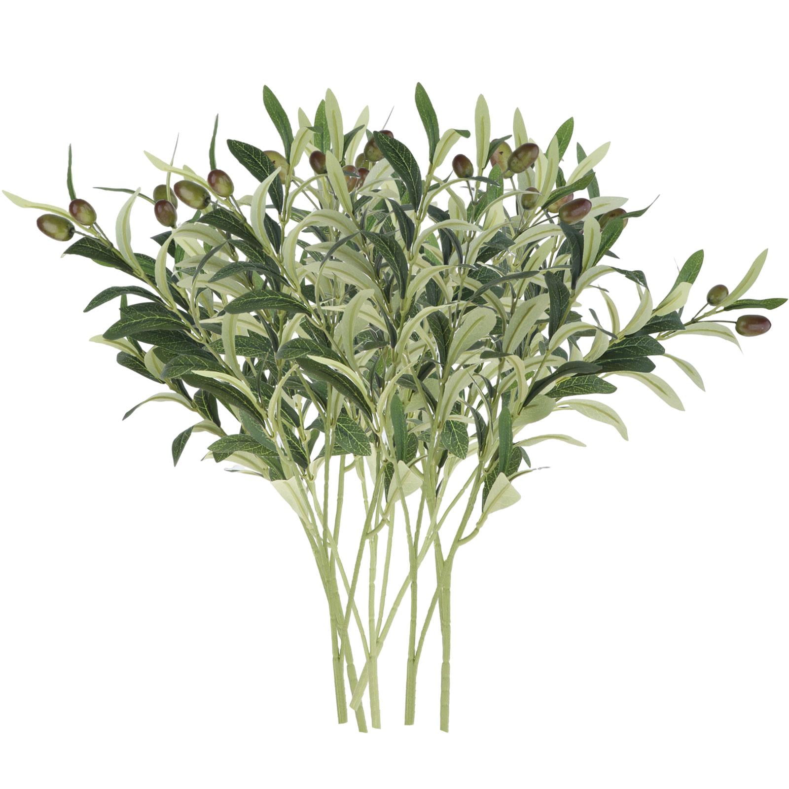 Bothyi - Ramas De Olivo, Accesorios Para Fotos, Tallos Verdes Para Patio, Casa De Campo, Patio Trasero