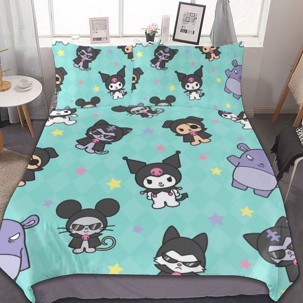 My Melody 3 Pieces Bedding Sets Soft Comforter Sets Decor Bedroom Gifts