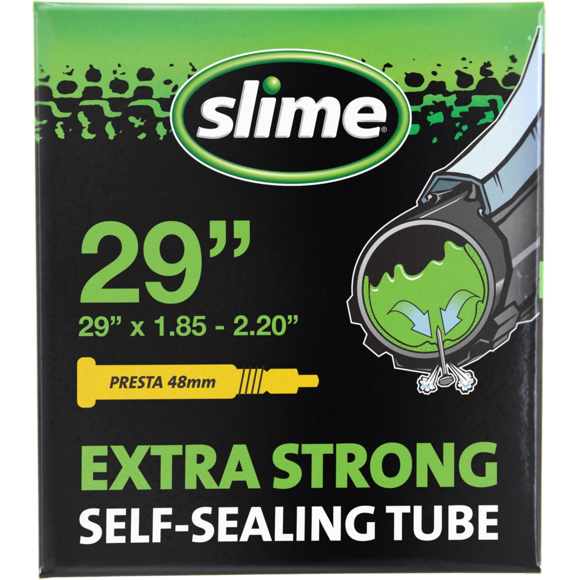 Slime - Sellador Antipinchazos Para Tubos Interiores De Bicicleta, Extra Fuerte