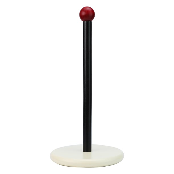 REGALWOVEN Soporte para Toallas de Papel de Encimera, Dispensador de Toallas de Papel con Base Antideslizante y Pesada, Decoración de Cocina de Madera para Baño y Hogar Amarillo 12x5.9in