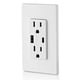 thumbnail image 4 of Cargador de pared USB Leviton T5633-W tipo A y tipo C 15A, 4 of 5