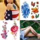 thumbnail image 4 of Tatuajes temporales adhesivos Zomme, 82 hojas, diseño de flores, 4 of 7