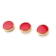 thumbnail image 2 of Conjunto De 3 Piezas De Oro Plateado Botones De Piedra Roja Para La Reparación De Trompeta, 2 of 3