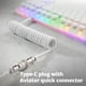 thumbnail image 3 of Cable USB-C a USB-A enrollado personalizado para teclado para juegos, 3 of 6