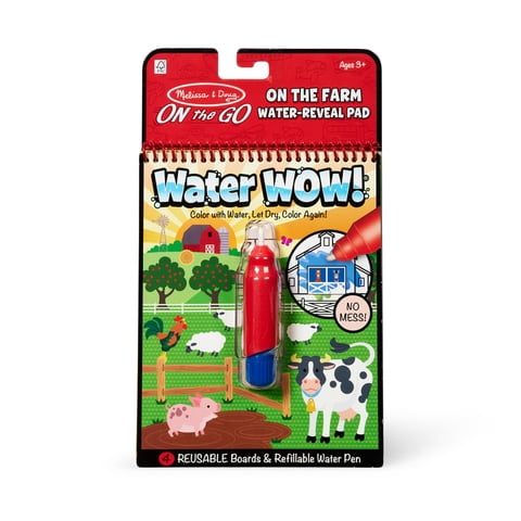 Libro De Actividades Melissa & Doug Water ¡Guau! En La Granja 3+