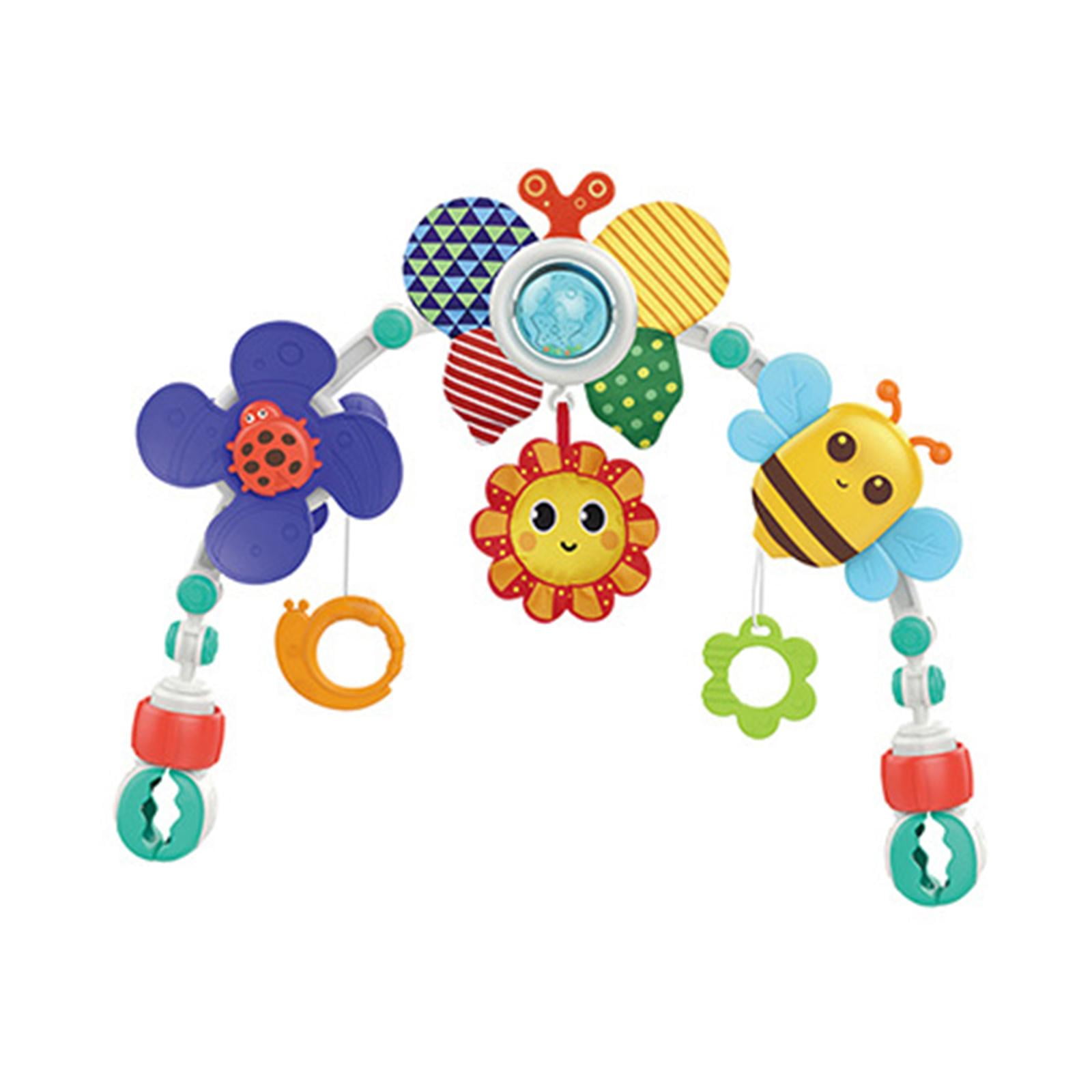 Bothyi - Juguete De Arco Para Cochecito De Bebé, Asiento De Coche De Viaje Plegable, Juguete Para Dormir Para Niñas Y Niños