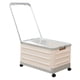 thumbnail image 2 of Contenedor De Almacenamiento Con Ruedas Y Asa, Caja De Almacenamiento Plegable Para El Hogar, Camping, Gris Y Blanco, 2 of 4