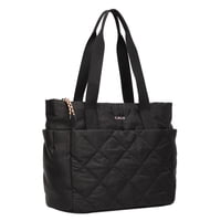 Calu Bags - Bolso Mujer Magnolia Acolchado Negro Calu