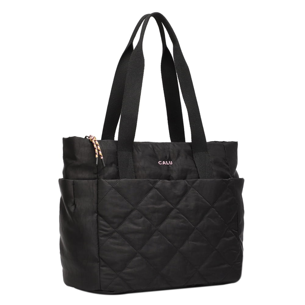 Calu Bags - Bolso Mujer Magnolia Acolchado Negro Calu