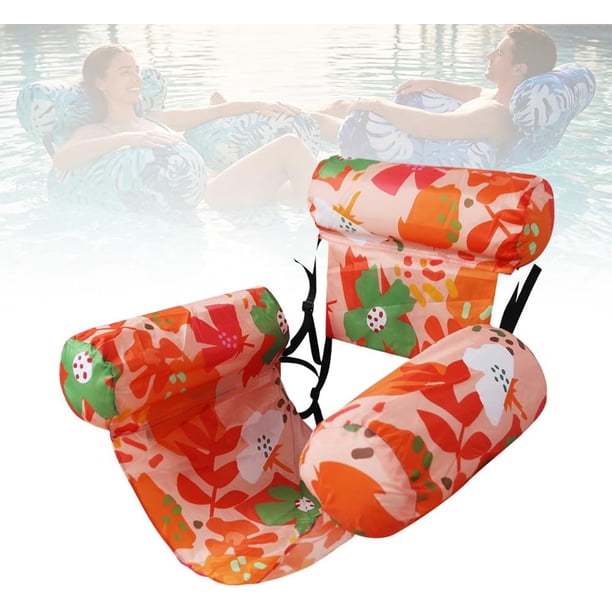 Silla flotante piscina hinchable tumbona asiento respaldo playa lago