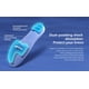 thumbnail image 5 of Plantilla OUPOWER para Botines de Fútbol Gen3 Azul Cielo US11.5-12, 5 of 7