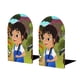 thumbnail image 1 of Yukee Sujetalibros decorativos temáticos, tope para estantería con base antideslizante, uso dual para hogar y oficina - 2 piezas, 1 of 6