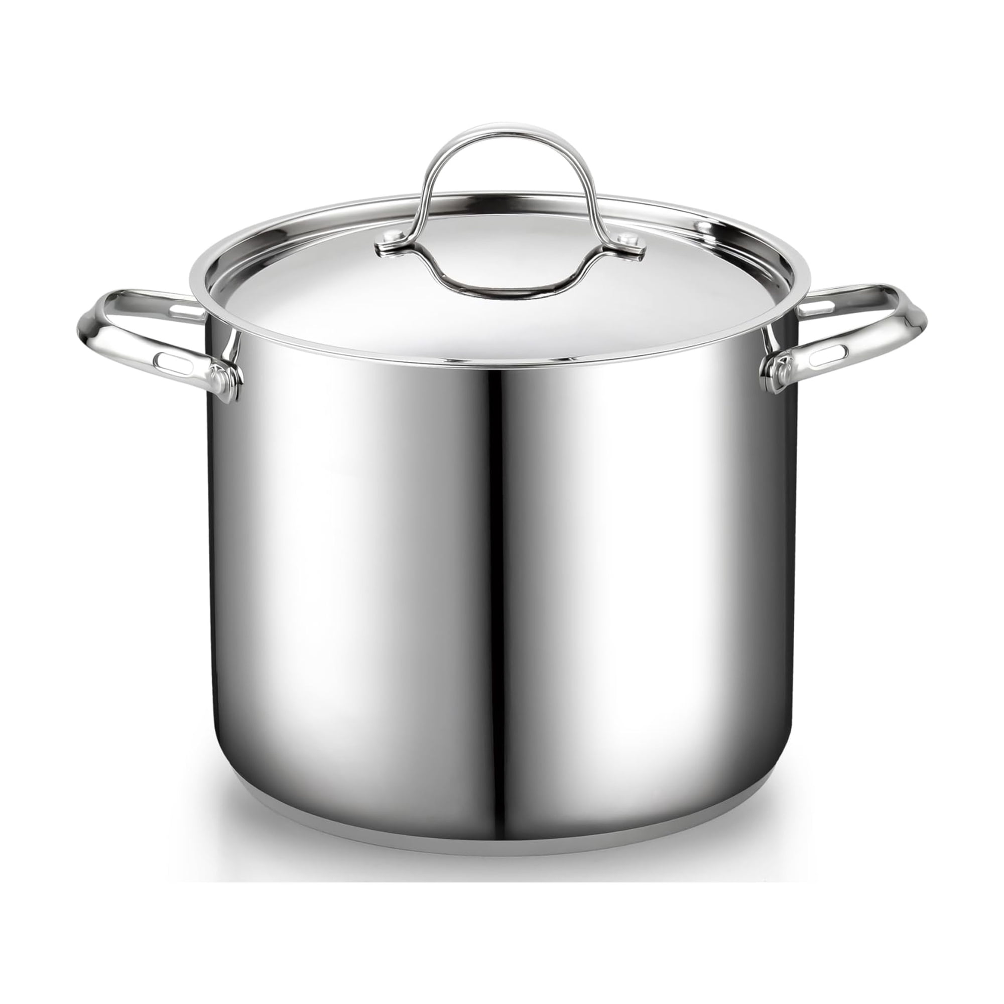 Stockpot Cooks Standard De Acero Inoxidable 18/10, 12 L, Con Tapa