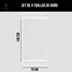 thumbnail image 2 of Set De 4 Toallas De Baño 140x70 Cm Algodon 500gr Grandes Az Blanco Blanco, 2 of 10