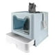 thumbnail image 2 of Arenero Cerrado Gatos Cupula Baño Sanitario Xl Base Movil, 2 of 5