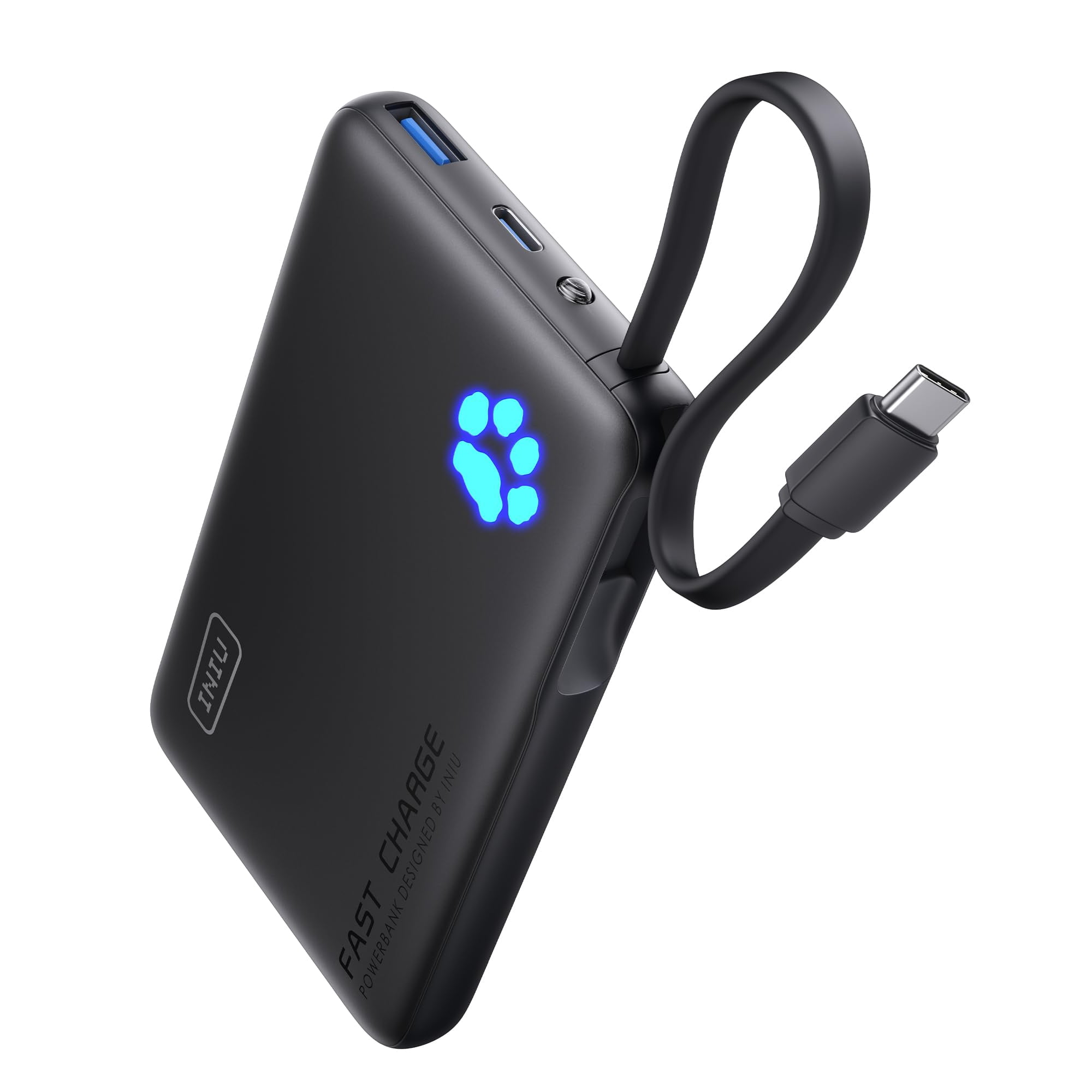 Cargador Portátil Iniu Power Bank De 10000 Mah Usb-c 20w Pd