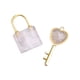 thumbnail image 5 of Juego De Colgante De Collar Con Llave De Pareja, Llave En Forma De Corazón Para Viajes En La Calle, Cumplea?os, Blanco, 5 of 5