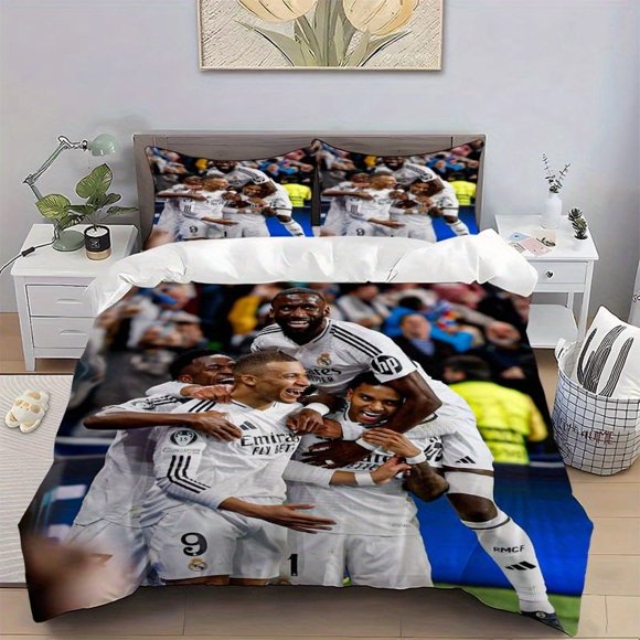 3pcs R-M Player Passionate Celebration Digital Printed Bedding Set