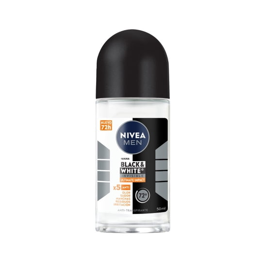 Desodorante Roll-on Nivea Black White Hombre