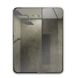 Joytek - Espejo 90X70Cm Rectangular Puntas Curvas