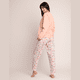 thumbnail image 2 of Pijama algodón estampado de flor abotonado 261503 - S, 2 of 2