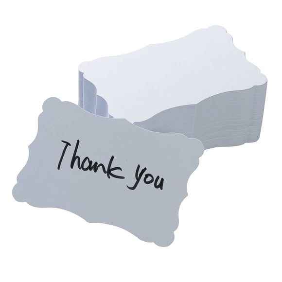 Tarjetas de presentación mini Toperd 9,3 x 6 cm blancas - Pack de 120