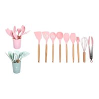 Genérico - Set Utensilios De Cocina Antiadherentes De Silicona