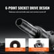 thumbnail image 2 of Juego de enchufes VEVOR 1/2 Drive Impact, 65 piezas, SAE 10-32 mm, con funda, 2 of 3