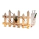 thumbnail image 1 of Valla De Madera Navide?a Para árbol De Navidad, Valla Para Jardín, Interior Y Exterior, Color Blanco, 1 of 5